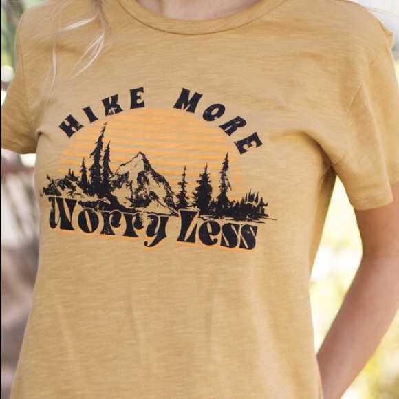 Hike More, Worry Less Graphic Tee - Picture 2 of 6
